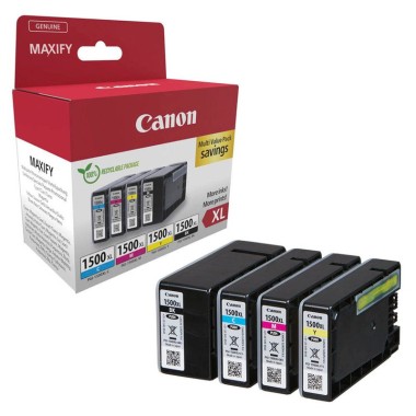 Canon PGI-1500XL kasečių rinkinys (BK/C/M/Y) – Originalus