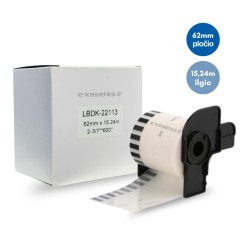 Brother DK-22113 lipni etikečių juostelė (skaidri, 62 mm) – Eco