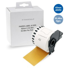 Brother DK-22205 lipni etikečių juostelė (auksinė, 62 mm) – Eco