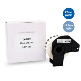 Brother DK-22211 lipni etikečių juostelė (balta ilgai išliekanti, 29 mm) – Eco