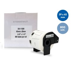 Brother DK-11209 lipni etikečių juostelė (balta, 29x62 mm) – Eco