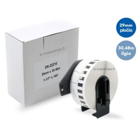 Brother DK-22210 lipni etikečių juostelė (balta, 29 mm) – Eco