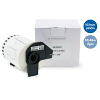 Brother DK-22243 lipni etikečių juostelė (balta, 102 mm) – Eco