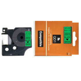 Dymo D1 40919 Lipni juostelė (9 mm, juoda ant žalios) – Eco Dymo D1 40919 Lipni juostelė (9 mm, juoda ant žalios) – Eco