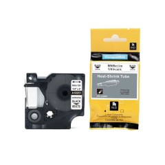 Dymo 18051 termo vamzdelis, juostelė (6 mm, juoda ant baltos) – Eco