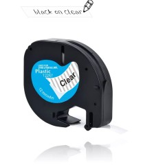 Lipni juostelė DYMO LetraTag 12267, 12mm. (skaidri) – ECO