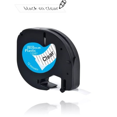 DYMO LetraTag 12267 S0721530 skaidri juosta – ECO