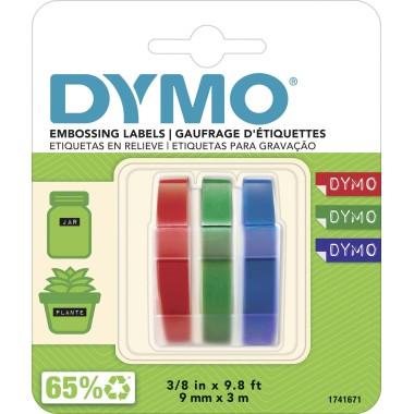 Lipni juostelė Dymo 3D 9mm (S0847750) OEM (3vnt.) C/M/BK