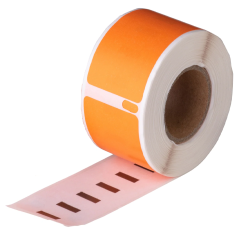 Lipnios etiketės DYMO 99010 (S0722370) 89 × 28 mm, oranžinės– ECO