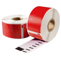 Lipni juostelė DYMO LW (S0722400) 36x89mm (Raudona)