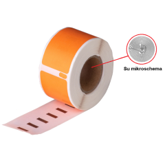 Lipni juostelė DYMO LW (S0722370) 28x89mm (oranžinė) su mikroschema