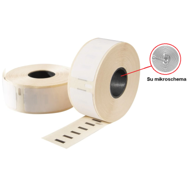Lipnios etiketės DYMO 99012 (S0722400) 89 × 36 mm, baltos, su RFID – ECO