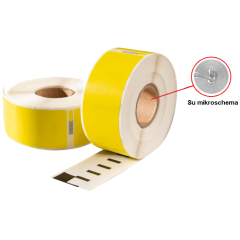 Lipnios etiketės DYMO 99012 (S0722400) 89 × 36 mm, geltonos, su RFID – ECO