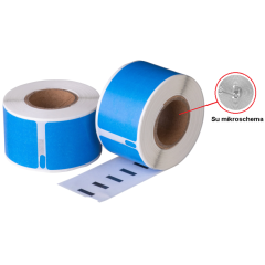 Lipnios etiketės DYMO 99012 (S0722400) 89 × 36 mm, mėlynos, su RFID – ECO