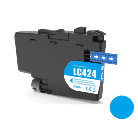 Kasetė Brother LC424C mėlyna – ECO