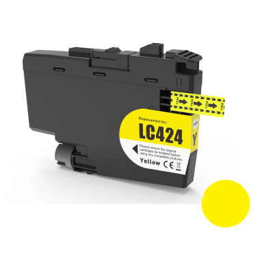Kasetė Brother LC424Y geltona – ECO