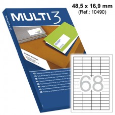 Lipnus popierius (48,5x16,9 mm) 68 etiketės
