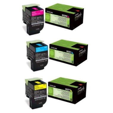 Kasetė Lexmark 802 C/M/Y OEM