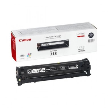 Kasetė Canon 718BK (2662B002), juoda – Originali
