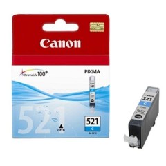 Kasetė Canon CLI-521C (2934B001), mėlyna – Originali Kasetė Canon CLI-521C (2934B001), mėlyna – Originali