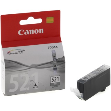 Kasetė Canon CLI-521GY (2937B001), pilka – Originali