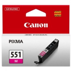 Kasetė Canon CLI-551 M (6498B001) Purpurinė – Originali Kasetė Canon CLI-551 M (6498B001) Purpurinė – Originali