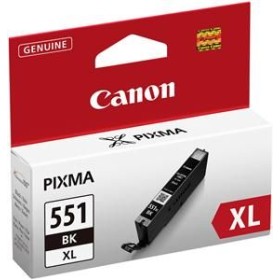 Kasetė Canon CLI-551XL BK (6443B001) juoda – Originali