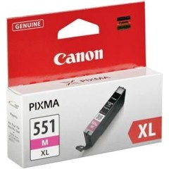 Kasetė Canon CLI-551XL M 6445B001) Raudona – Originali Kasetė Canon CLI-551XL M 6445B001) Raudona – Originali