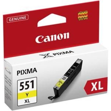 Kasetė Canon CLI-551XL Y – Originali