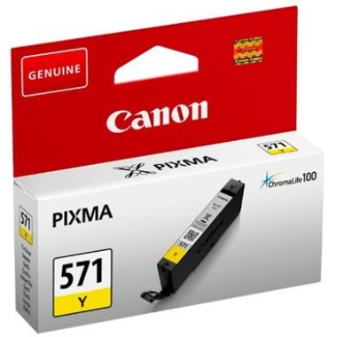 Kasetė Canon CLI-571Y (0388C001) geltona – Originali