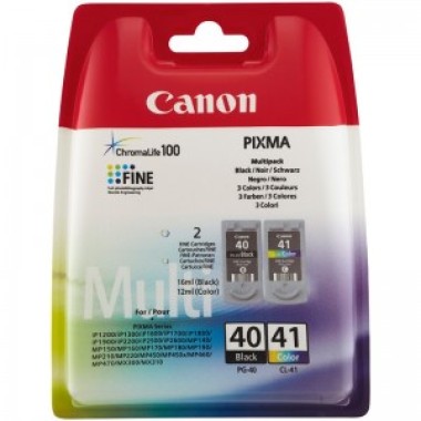 Canon PG-40 / CL-41 Kasečių rinkinys – Originalus Canon PG-40 / CL-41 Kasečių rinkinys – Originalus