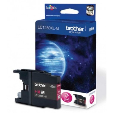 Kasetė Brother LC1280XL M purpurinė – Originali