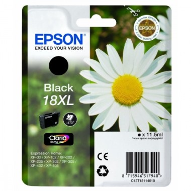 Kasetė Epson 18XL BK T1811 XL OEM