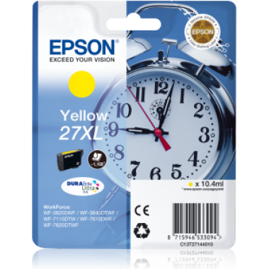 Kasetė Epson 27XL Y T2714 OEM Kasetė Epson 27XL Y T2714 OEM