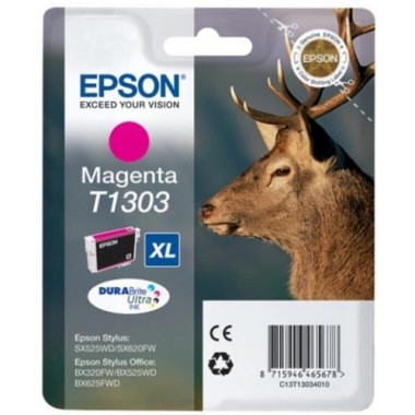 Kasetė Epson T1303 XL M (C13T13034012), raudona – Originali