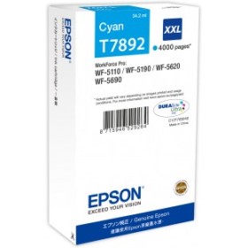 Kasetė Epson T7892 XXL (C13T789240), mėlyna – Originali