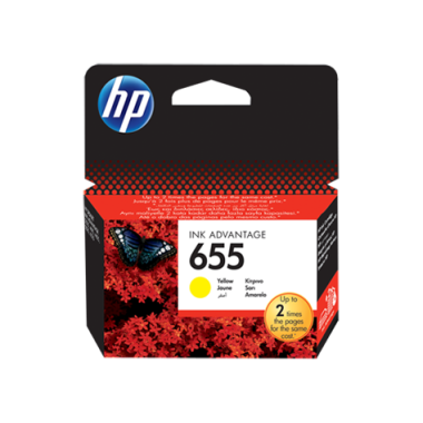 Kasetė Hp 655 CZ112AE (Geltona) OEM