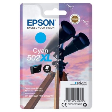 Kasetė Epson 502XL C OEM