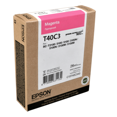 Kasetė Epson T40C3 M OEM