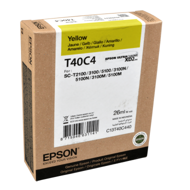 Kasetė Epson T40C4 Y OEM