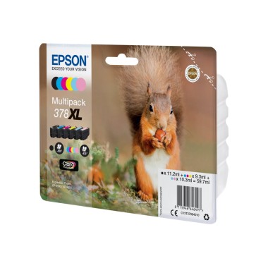 Kasetės Epson 378XL Rinkinys 6-Spalvų OEM