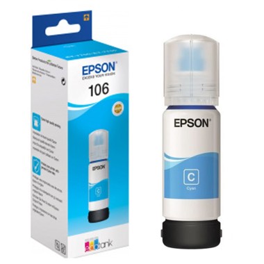 Rašalas Epson 106 Cyan (C13T00R240) – Originalus