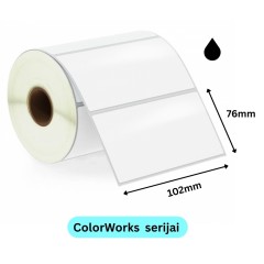 Lipnios inkjet etiketės 102 x 152 mm (210 vnt.) – baltos, blizgios (High Gloss)