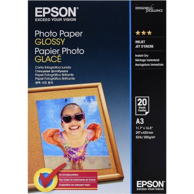 Foto popierius Epson A3 200 g/m2 blizgus (20 lap.)