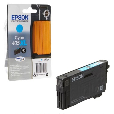 Kasetė Epson 405XL C (C13T05H24010), mėlyna – Originali