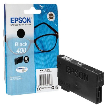 Epson 408 BK C13T09J14010 juoda kasetė – Originali