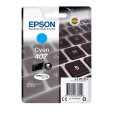 Kasetė Epson 407C (C13T07U240) mėlyna – Originali