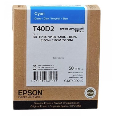 Kasetė Epson T40D2 C – Originali