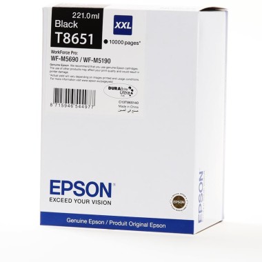 Epson T8651 BK rašalo kasetė (C13T865140) – Originalas