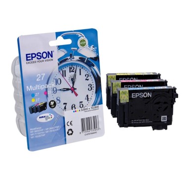 Epson 27 C/M/Y T2705 kasečių rinkinys – Originalus